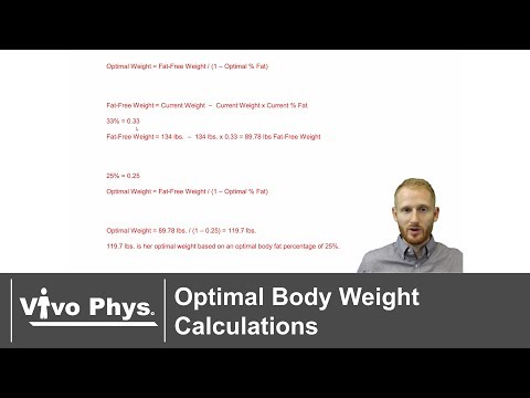 Optimal Body Weight Calculations by Body Fat Percentage