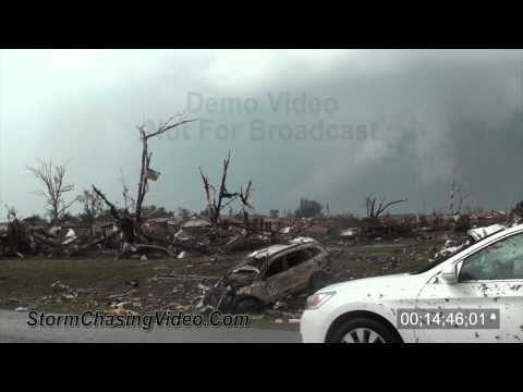 5/20/2013 Moore, OK EF5 Tornado and deadly aftermath B-Roll