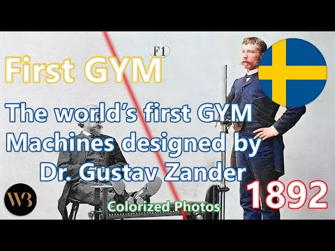 The world’s first gym machines designed by Dr. Gustav Zander, 1892 | Way Back Channel