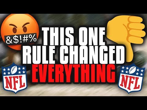 How One STUPID Rule Changed the Course Of NFL History Forever