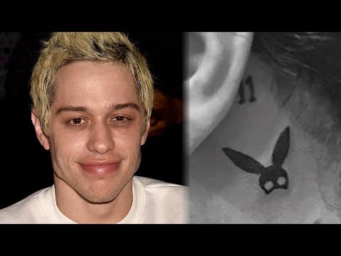 Pete Davidson COVERS Ariana Grande Bunny Tattoo With NEW Ink