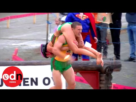 World Wife-Carrying Championships: Lithuanian Couple Wins Title For Second Year In A Row