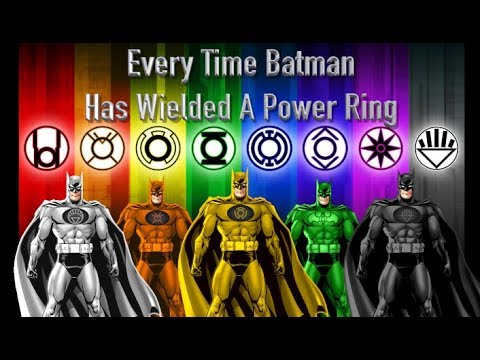 Every Time Batman Has Wielded A Power Ring