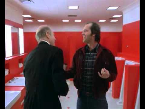 The Shining - Torrance and Delbert Grady in the Restroom