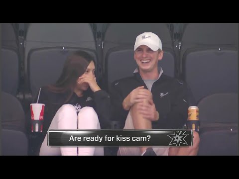 Friendzoned Guy Has an Awkward Moment On The Kiss Cam