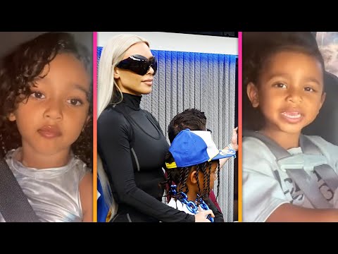 Watch Kim Kardashian and Kanye West’s Kids SING Dad’s Song!