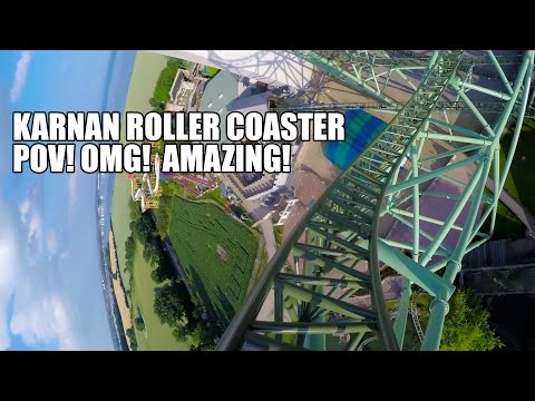 OMG! Karnan Roller Coaster POV! AMAZING!!! Hansa Park Germany 2016
