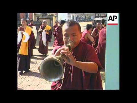 NEPAL: 4 YR OLD AMERICAN BOY INSTALLED AS HEAD OF TIBETAN MONASTERY