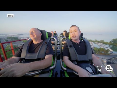 Reporter freaks out while riding Siren&#039;s Curse at Cedar Point