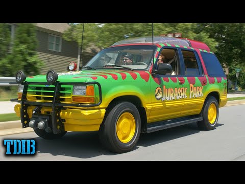 I Drove a REAL LIFE Jurassic Park Vehicle! The Ultimate Nostalgia Mobile