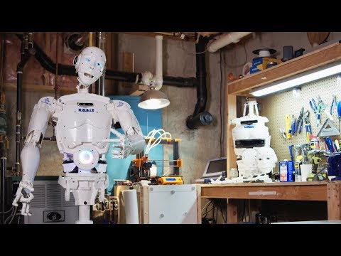 3D Printed Life-Size InMoov Robot