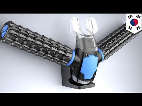 Triton oxygen mask allows underwater breathing without oxygen tanks