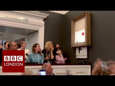 Banksy shredding &#039;didn&#039;t go to plan&#039; - BBC London