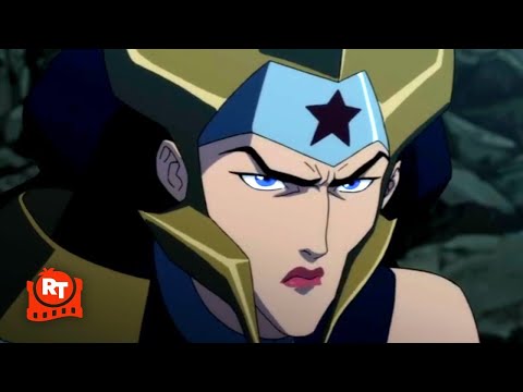 Justice League: Flashpoint (2013) - Wonder Woman vs. Aquaman Scene | Movieclips