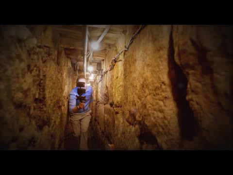 Underground Journey from the City of David to the Temple Mount Foundation Stones