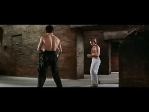 BRUCE LEE VS CHUCK NORRIS Full Fight. Bruce Lee DEATH MATCH
