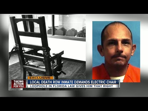 First death row inmate requests electric chair