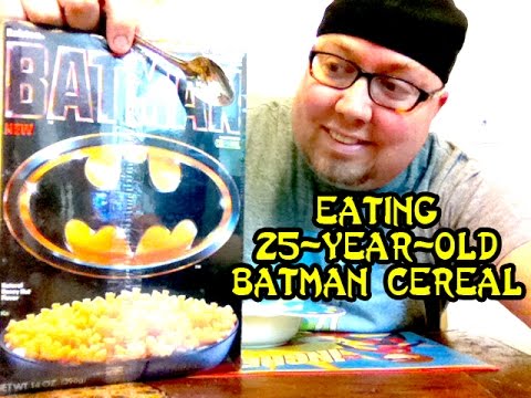 I ate 25 year old Batman Cereal