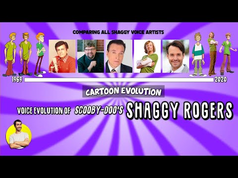 Voice Evolution of SHAGGY ROGERS (SCOOBY-DOO) - 51 Years Compared &amp; Explained | CARTOON EVOLUTION