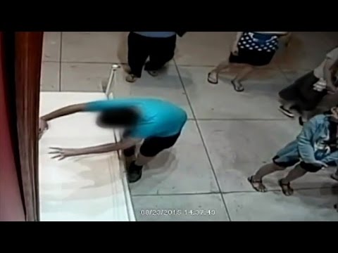Watch a Boy Accidentally Punch A Million Dollar Painting