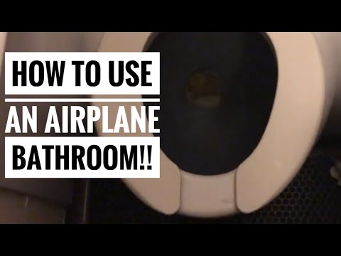 How To Use A Bathroom In An Airplane