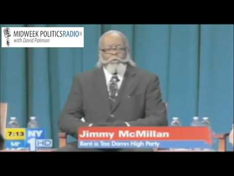 The Rent is Too Damn High Party Jimmy McMillan Debates for NY Gov