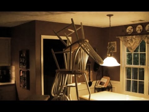 Poltergeist Caught On Tape. Real Ghost Caught On Video In Kitchen