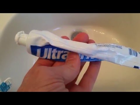 How To Properly Squeeze A Tube Of Toothpaste | The Easy Way | Must Learn!