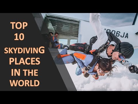 10 BEST SKYDIVING PLACES IN THE WORLD 😍