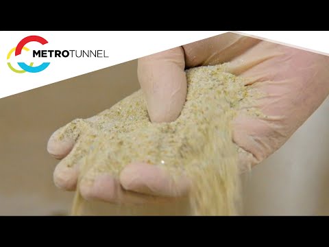 Recycled glass making concrete more sustainable