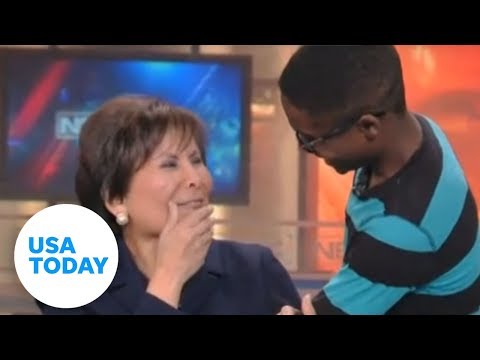 See why boy&#039;s story brings anchor to tears | USA TODAY