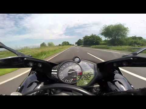 Yamaha R1 Top Speed Run at the Autobahn (Germany)