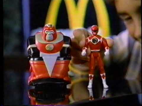 1995 Mcdonald&#039;s &quot;Power Rangers&quot; TV Commercial