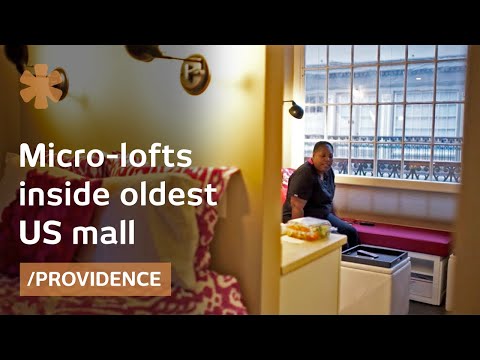Oldest US mall blends old/modern with 225-sq-ft micro-lofts