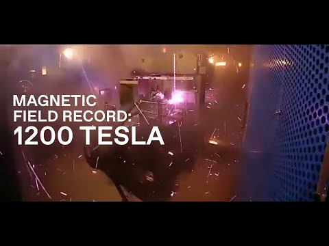Magnetic Field Record Set With a Bang: 1200 Tesla