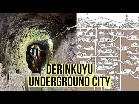 The Mysterious Derinkuyu Underground City, Home to 20,000 people!