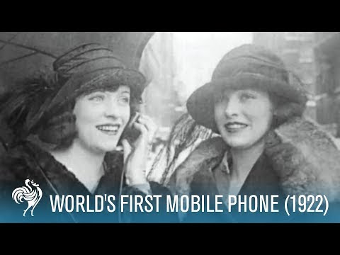 World&#039;s First Mobile Phone (1922) | British Pathé