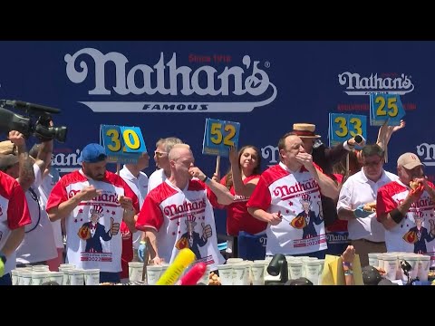 &#039;It&#039;s America man!&#039;: Nathan&#039;s 4th of July hot dog eating contest back in full swing | AFP