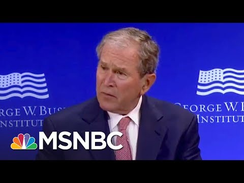 Barack Obama &amp; George W. Bush Criticize President Trump Without Naming Him | The 11th Hour | MSNBC