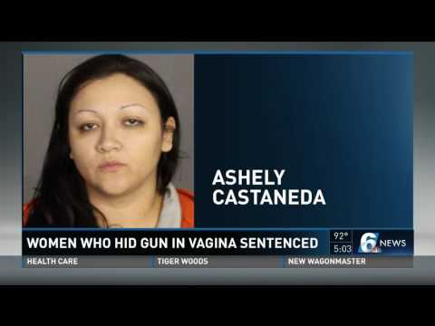 Woman who hid gun in vagina sentenced