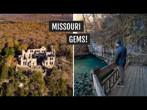 Castle ruins &amp; springs at Ha Ha Tonka State Park (Missouri) + trying more St. Louis foods!