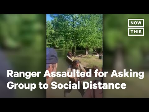 Park Ranger Shoved Into Lake After Asking Group to Social Distance | NowThis