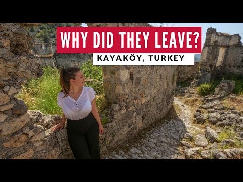Turkish Abandoned Ghost Town | Kayaköy Fethiye Turkey | Full Time World Travel Vlog 3