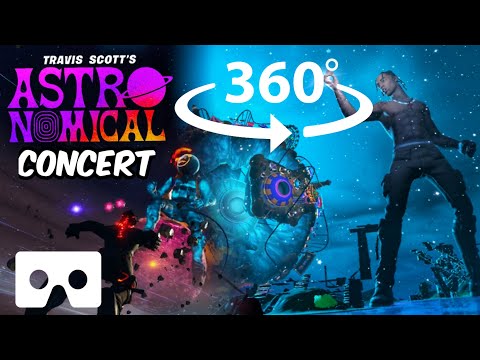 360° Travis Scott Astronomical Fortnite Concert in VR | Live Music Event 2020 | No commentary