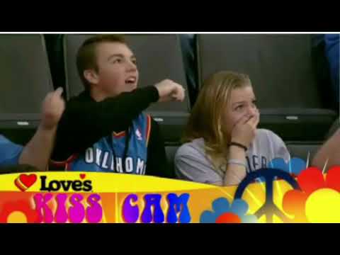 Thunder put brother and sister on kiss cam