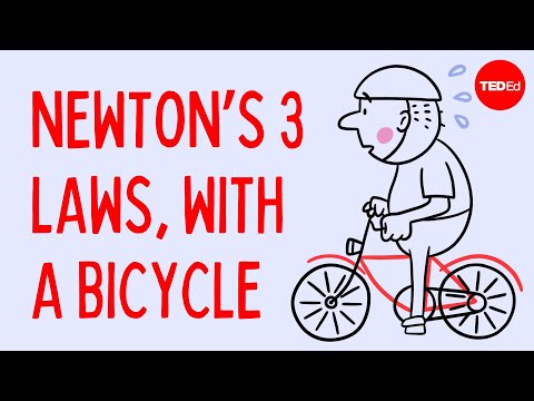 Newton&#039;s 3 Laws, with a bicycle - Joshua Manley