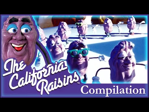 California Raisins Commercial Compilation