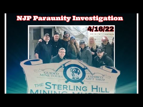 NJP Paraunity Investigation at Sterling Hill Mine Tour &amp; Museum 4/16/21