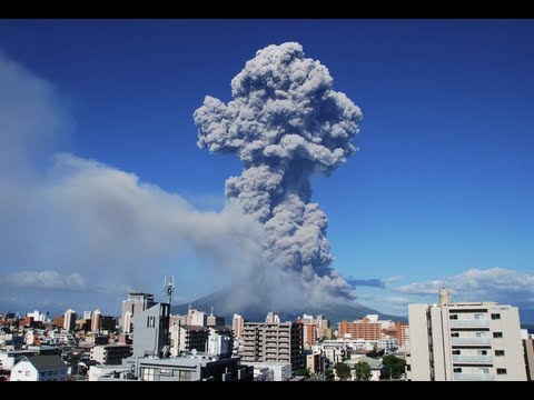 Japanese volcano: Mount Sakurajima eruption blankets Kagoshima city in ash