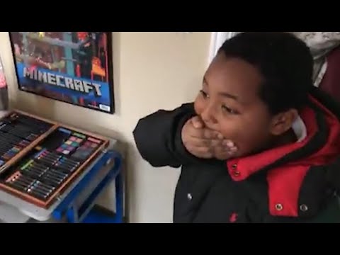 Formerly Homeless Little Boy Sobs With Joy When he Sees His New Home